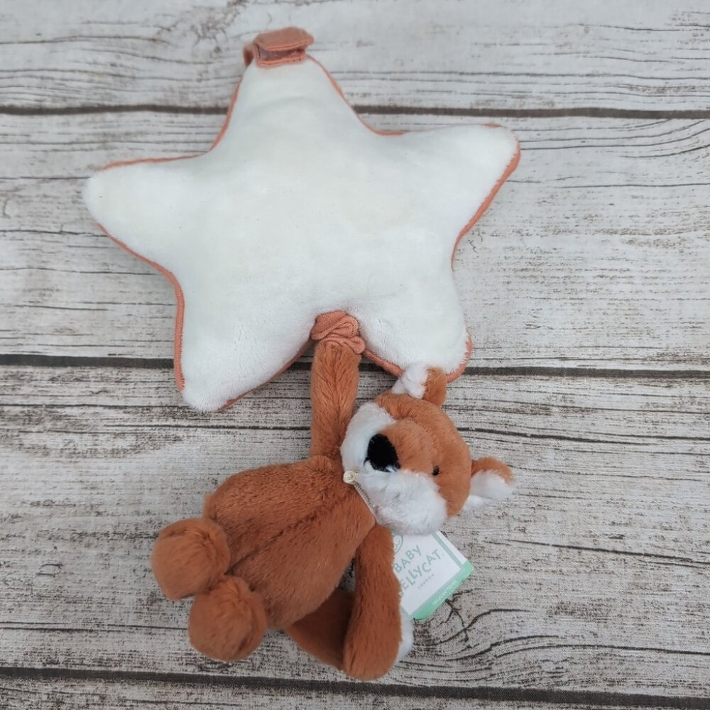 Jellycat Bashful Fox Cub Music Pull New
